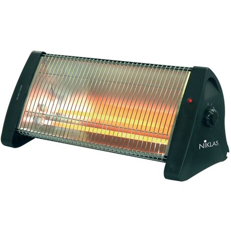 Stufa riscaldatore alogena al quarzo 1200 W NIKLAS