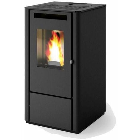 PUNTO FUOCO Stufa thelma nero goffrato 8kw - eva stampaggi