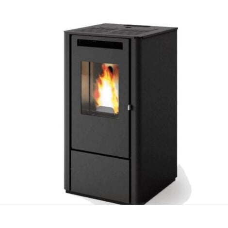 Stufa thelma nero goffrato 8kw - eva stampaggi