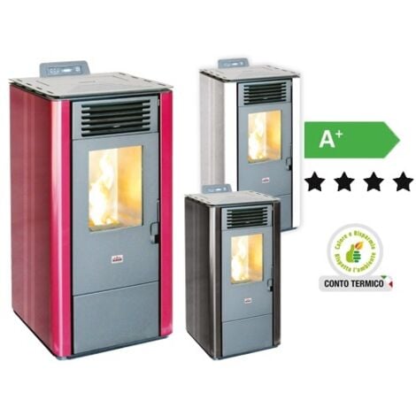 STUFE STUFA A PELLET QUEEN 10 POTENZA  Kw/h 8,02 - CM.50x47xH90 RISCALDAMENTO