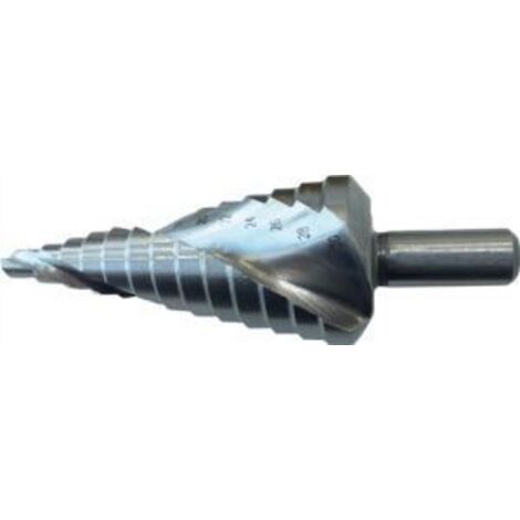Stufenbohrer HSS-Co spiral genutet -blank- mit Kreuzanschliff 4,00 - 20,00 x 2 mm