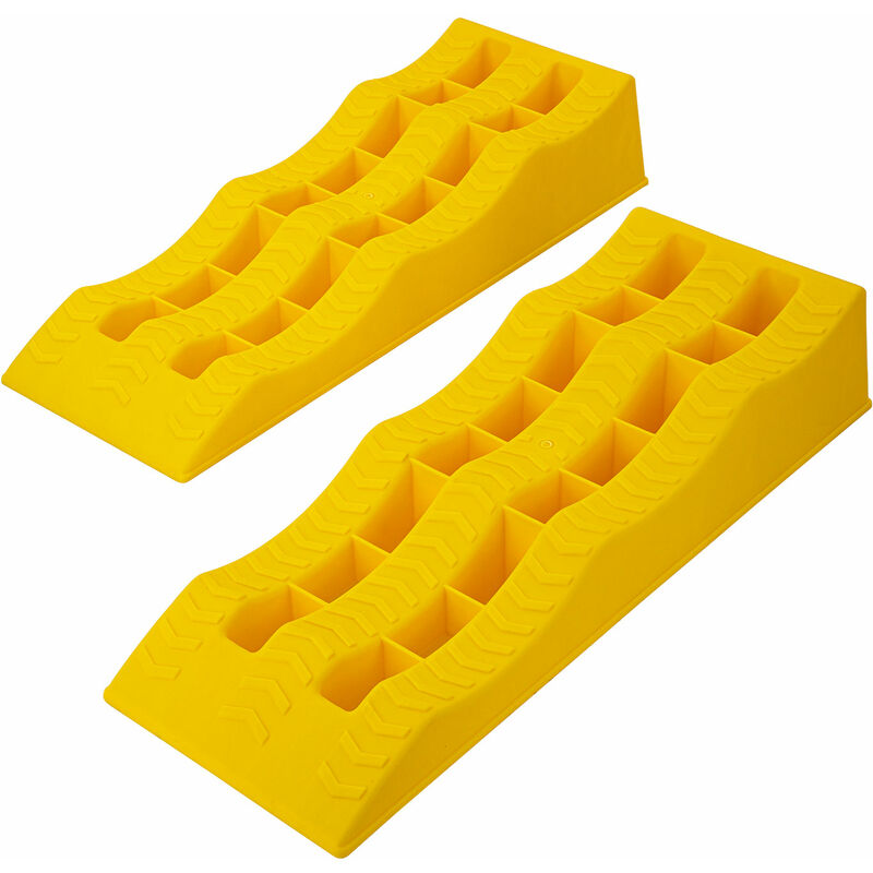 Image of Dema - Stufenkeil Auffahrkeil 2er-Set DSK60 Ausgleichskeil Stufenkeile Auffahrkeile