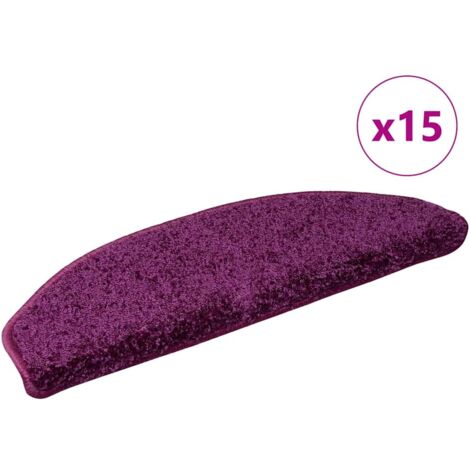 Stufenmatten 15 Stk. 65x21x4 cm Violett Halbrund Groß