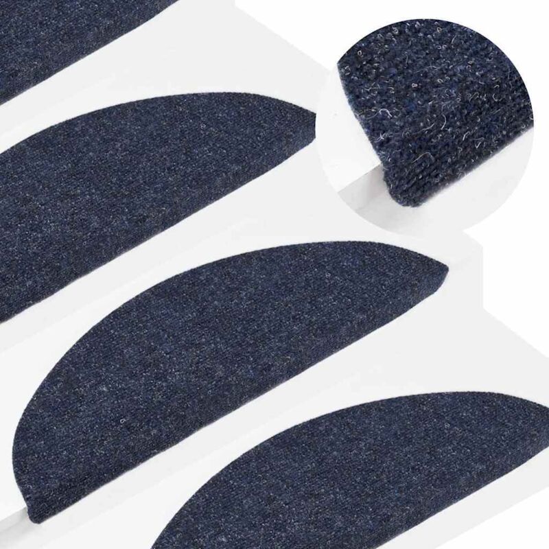 Vidaxl Stufenmatten Selbstklebend 15 Stk. 56x17x3 Cm Blau