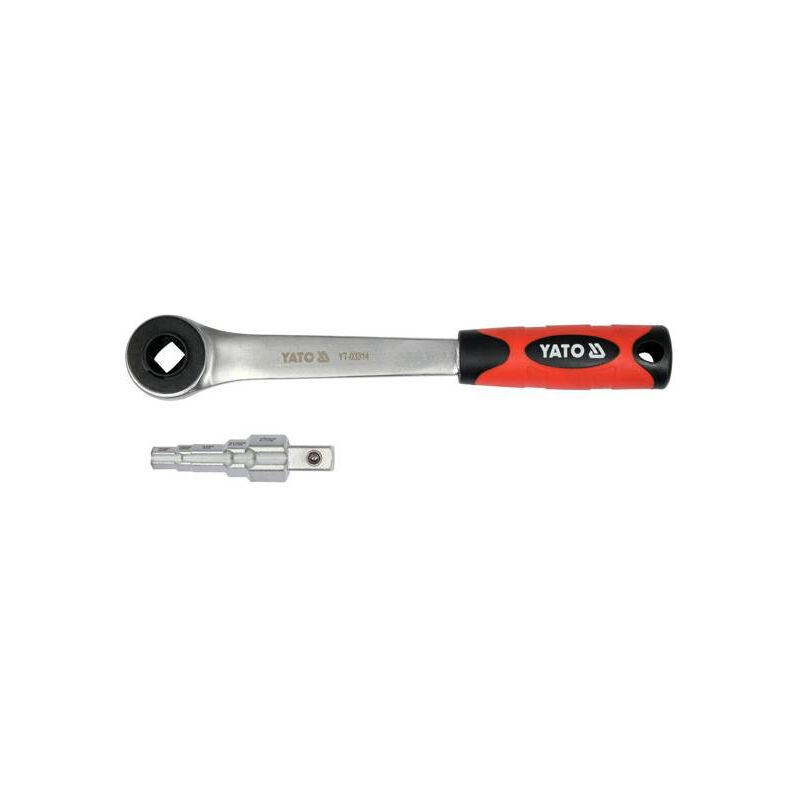 Image of Yato - YT-03314 Schraubenschlüssel de Ratsche Chrom-Vanadium-Stahl 12,7 mm 1 St. Rot