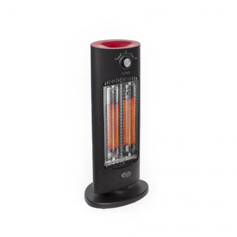 Stufetta Elettrica al Quarzo Argoclima 191070203 Nero Rosso 800 W
