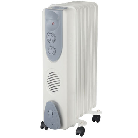 Argo WARM 11 Radiatore Elettrico ad Olio Stufa 11 Elementi 2500 Watt  Termostato