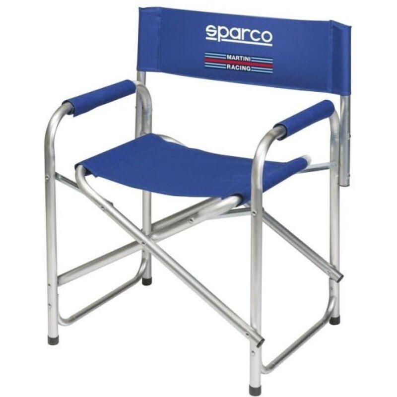 Klappstuhl - Sparco - Martini Racing - Blau - Widerstandsfähig - Leicht