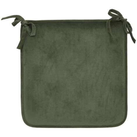 Stuhlgalette Lilou grün Kaki 38x38cm - Atmosphera créateur d'intérieur