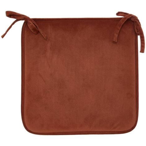 Stuhlgalette Lilou terracotta 38x38cm - Atmosphera créateur d'intérieur