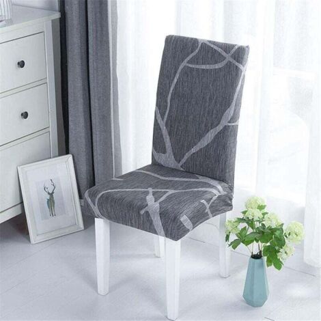Stuhlhusse, Stuhlhusse mit Patchwork-Muster, waschbar, dehnbar, Hochzeitsdekoration, Hotel, Restaurant, Stil B