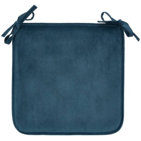 Stuhlküchlein Lilou blau egéen 38x38cm - Atmosphera créateur d'intérieur