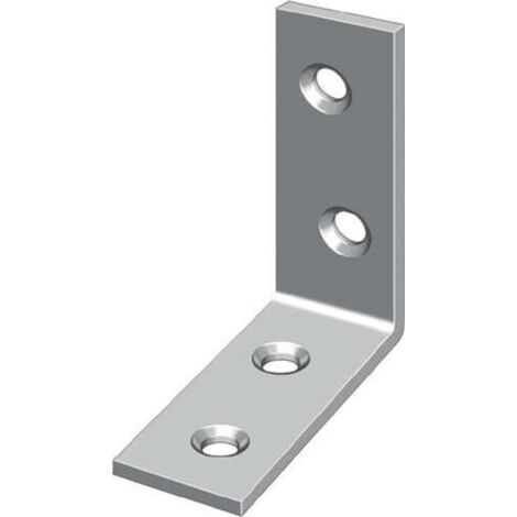 Stuhlwinkel Länge 20 mm Breite 14 mm Stärke 2 mm Eisen blau chromatiert