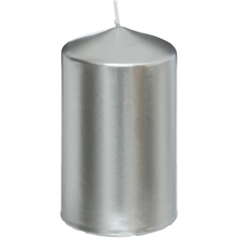 Stumpenkerze, glänzend, 12 cm