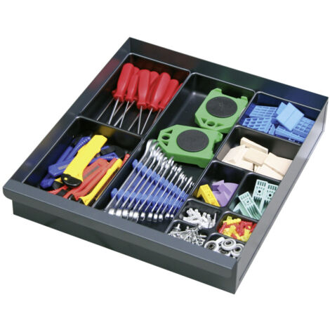 Stumpf Einzelschublade Serie 3000 anthrazitgrau 100 mm hoch - 3000102