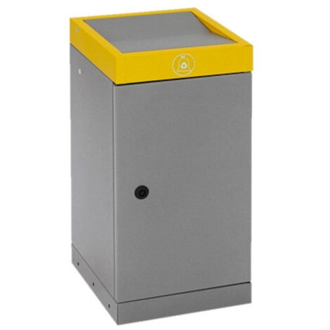 Stumpf Sortssystem ProTec-Plus, graualu/1003, verzinkter Innenbehälter, 30 Liter