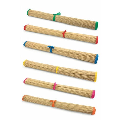 PLAYANESS Stuoia da spiaggia in giunco richiudibile con laccio 180x70 cm