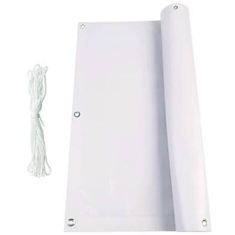 STUOIA OMBREGGIANTE PVC CON CORDA - mt.6x0,90h. COLORE BIANCO   FER 455282