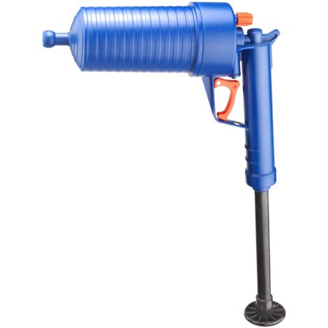 Sturatubi ad Aria Compressa, Per Sgorgare Tubature Ostruite, Senza Sostanze Chimiche, 4 Adattatori per Lavandino, Doccia, Vasca, WC