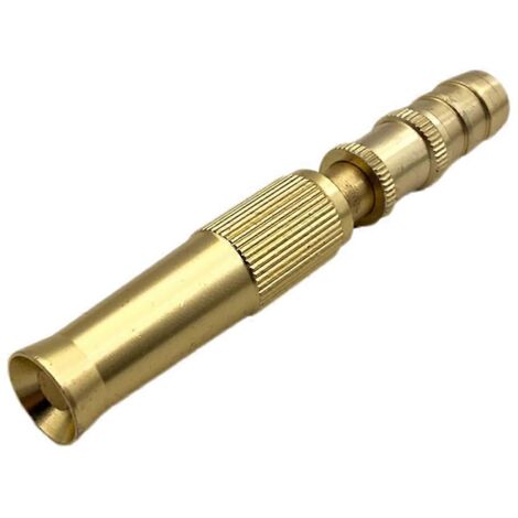 Sturdy Brass Metal Garden Spray Irrigation Sprinkler Spraying Distance About 8m Brass Hose Nozzle for Garden Hose Multicolor