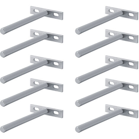 Sturdy Durable Wall mounted Concealed Round Bracket for Shelf Board Household
(5inch)