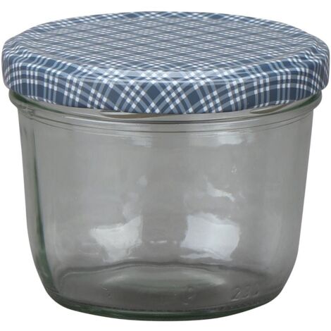 Sturz-Glas "Cucinare" 2TO230 blau/weiß, TwistOff 230 ml