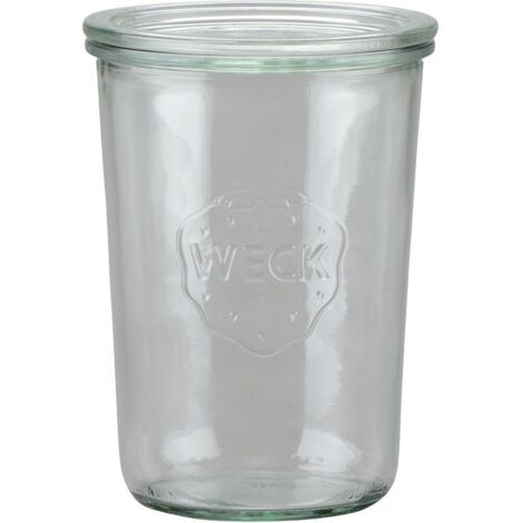 Sturz-Glas "Cucinare" Rundrand 850 ml Weck-Glas, Rundrand-Deckel