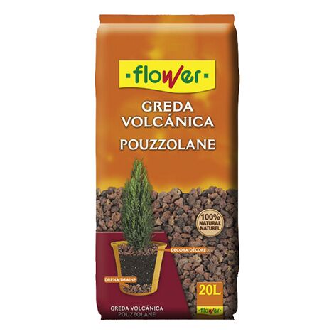 Style de fleurs Girda Volcanica 12/18 pour pots et jardinage, 20 litres