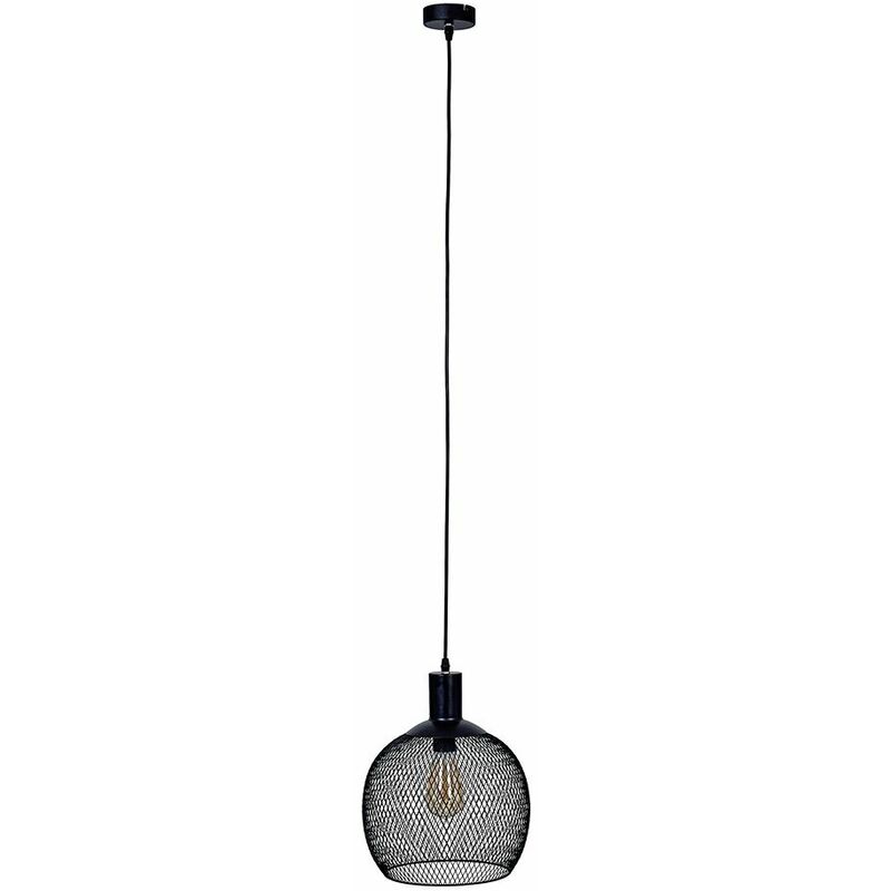 Minisun - Regina Electric Mesh Ceiling Pendant - Black - No Bulb