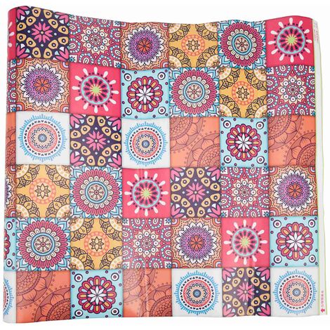 Style Marocain Pvc Chambre Papier Peint Stickers Muraux Cuisine Salle de Bain Preuve Autocollants ImperméAbles 01