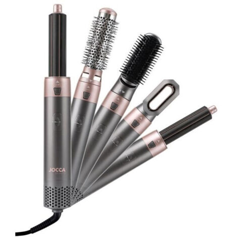 Styler a air - JOCCA - 2412 - 3 températures - 5 tetes interchangeable - 800/1000 W