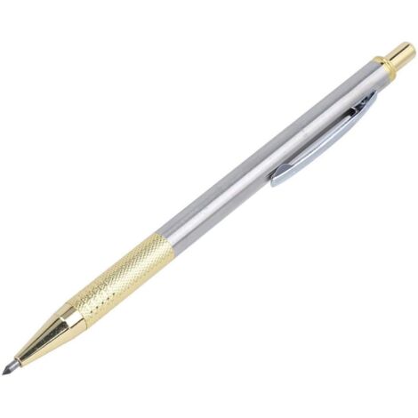 Stylet à graver, pointe en acier au tungstène et marqueur en carbure, En