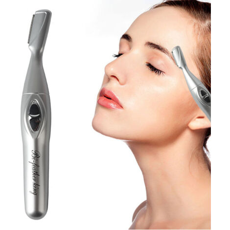 Stylet à Sourcils Électrique avec Lame de Précision - Appareil de Mise en Forme des Sourcils pour un Soin Esthétique Facile