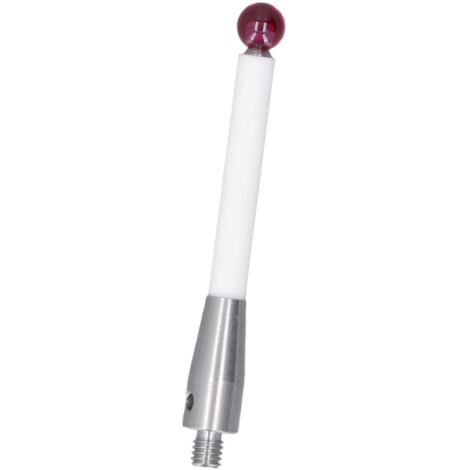 Stylet en céramique pour machine de mesure CMM, tige 6mm avec filetage M4, palpeur haute précision pour métrologie 3D