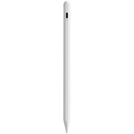 Stylet Tactile, Stylet Actif pour Dessin et écriture,Stylo capacitif Compatible avec iPad(6e/7e génération),iPad Pro (11/12.9 Pouces),iPad Air(3e génération),iPad Mini(5e génération)- Blanc