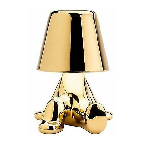 SWYEOOT Styling-Optionen Thinker Lamp Collection Desktop-Nachtlicht Gold B