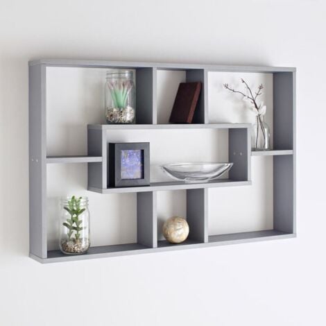 SPOT ON DEALZ Stylish And Attractive Space Saving Multi-Compartment Wall Shelf Storage Unit