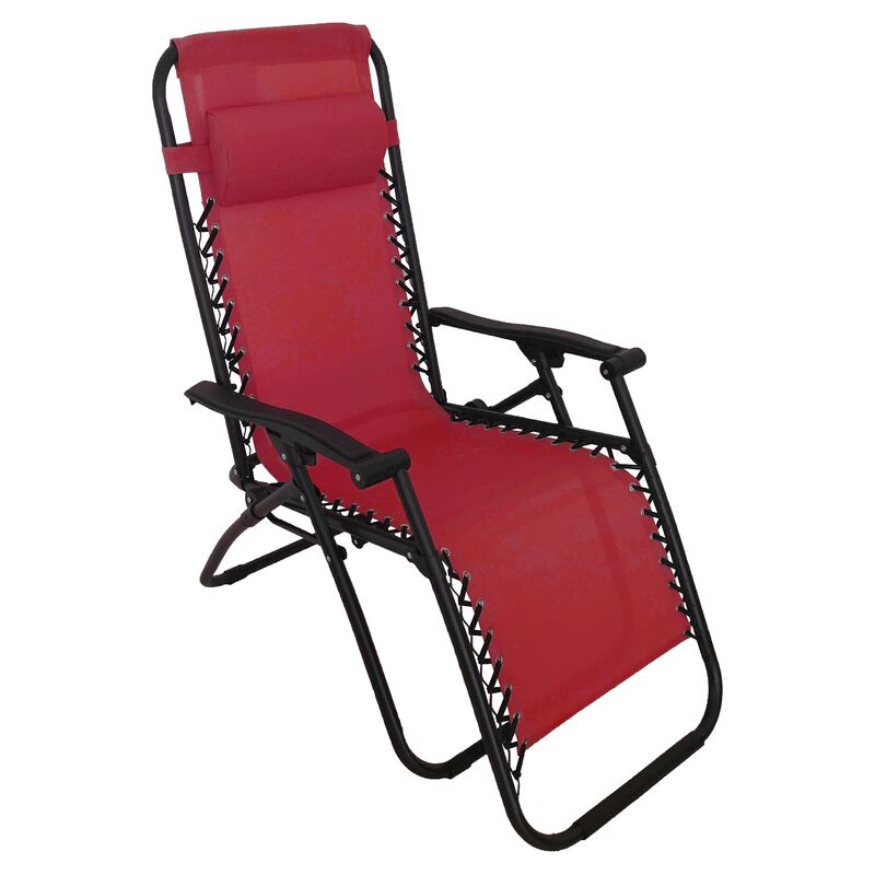 Stylish and Comfortable Steel and Rope Sun Lounger - 165x65x114 cm