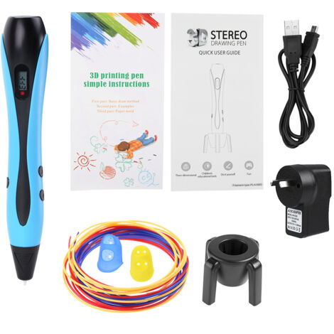 Stylo 3D Impression ABS PLA, Kit Débutant Modélisation Créative 110-250V (11)