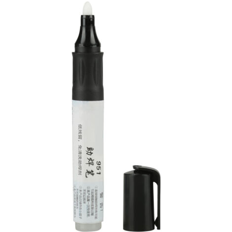 Stylo à souder, colophane 951 non conductrice, soudure non propre à faible teneur en solides, résistante à l'humidité, pour retravailler SMT/SMD/PCB, améliore les performances du panneau de cellules s