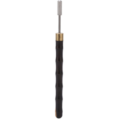 Stylo à teinter les bords en cuir avec manche en bambou et finition brillante - Idéal pour les projets DIY et artisanat en cuir
