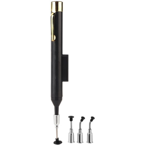 Stylo à vide manuel pour composants électroniques, outil de prélèvement SMD et CMS, pince à aspiration pour microsoudure.