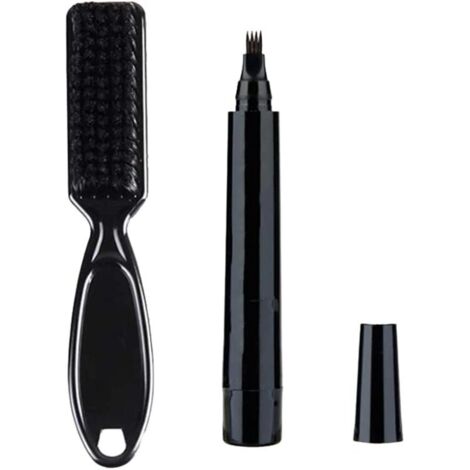 Stylo barbe 4 embouts étanche retouche redessine moustache durable