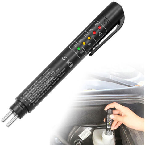 Stylo de Contrôle précis de la Qualité de l'Huile, Testeur Universel de Liquide, de Frein de Voiture, Numérique de Véhicule