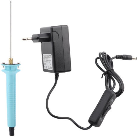 Stylo de découpe thermique 18W pour polystyrène et mousse, 10cm, 100‑240V avec prise UE