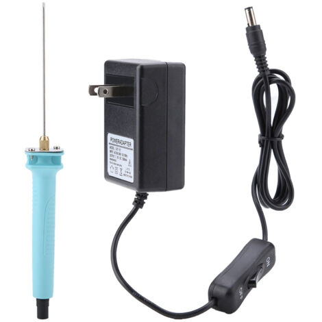 Stylo de découpe thermique 18W pour polystyrène et mousse, 10cm, 110-250V avec prise US