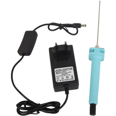 Stylo de découpe thermique électrique pour mousse, couteau chauffant avec fil chaud, prise UE 100‑240V pour polystyrène et plastique