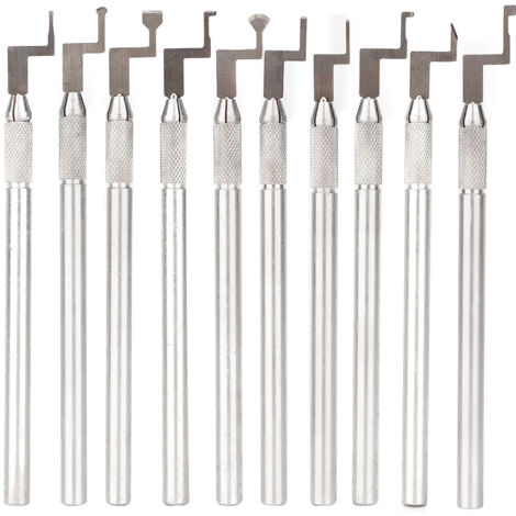 Stylo de Gravure Cire 10Pcs pour Bijoux DIY - Outil de Sculpture Métal