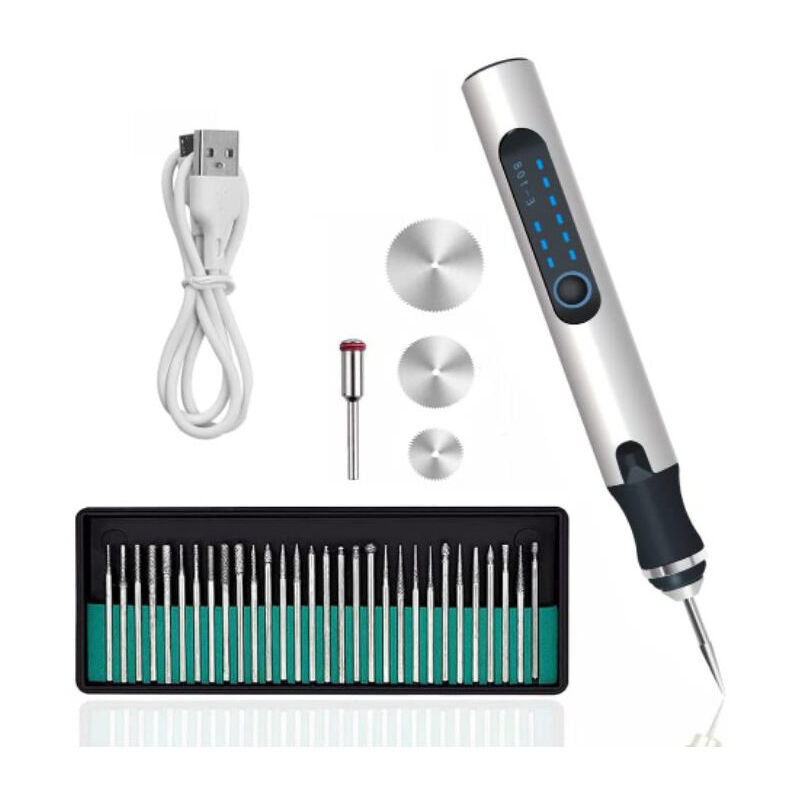 Serbia - Stylo de gravure sans fil, ensemble d'outils de gravure électrique avec 35 embouts, machines de gravure rechargeables par usb pour bijoux,