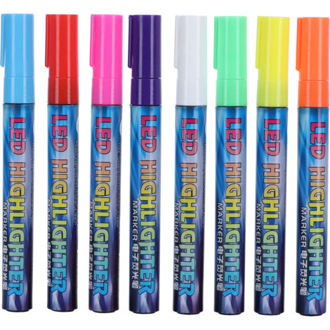 Stylo de Marquage Apiculteur 8 Pièces Stylo de Marquage en Matière Plastique 8 Couleurs, Adapté pour Marquer la Nouvelle Reine des Abeilles pour Faciliter la Recherche de Fournitures D'apiculteur